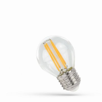 Zarówka LED kulka filament E-27 4W ciepła biel  WOJ+14072 Spectrum Led (WOJ+14072)